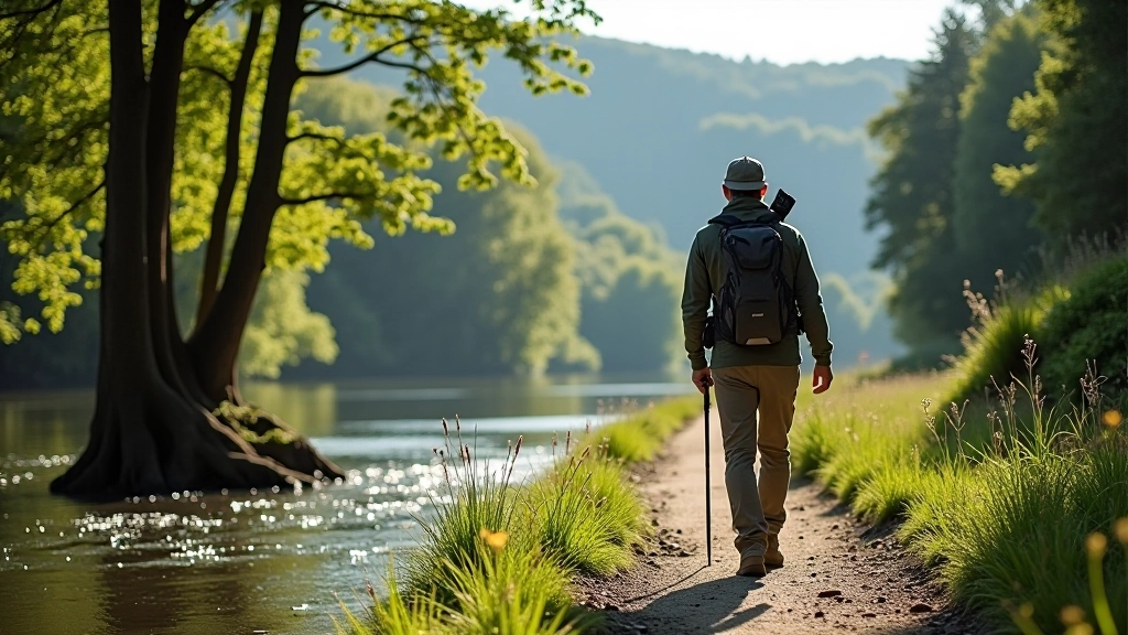 Key landmarks and features marked along the Svratka river path